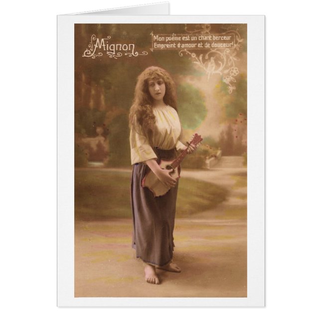 Vintage Mignon - French Opera, Cards (Front)