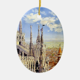 Vintage Milano Ceramic Ornament