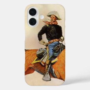 Vintage Military, A Cavalry Officer by Remington iPhone 16 Case