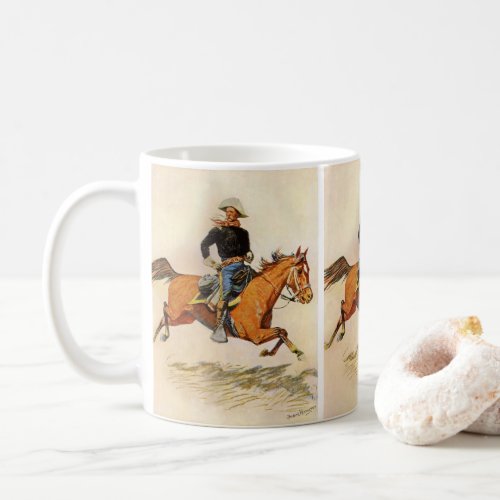 Vintage Military A Cavalry Officer by Remington Coffee Mug