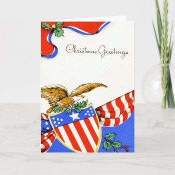 Vintage Military Christmas Card by golden_oldies at Zazzle