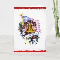 Vintage Military Christmas Card