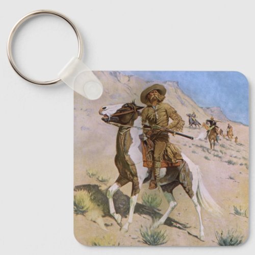 Vintage Military Cowboys The Scout by Remington Keychain