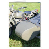 Vintage Military Motorcycle Combination (Front)