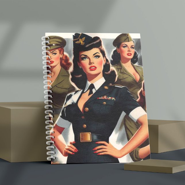 Vintage Military Pin-up Notebook (Creator Uploaded)