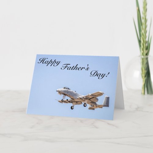 Vintage Military Plane Fathers Day Card