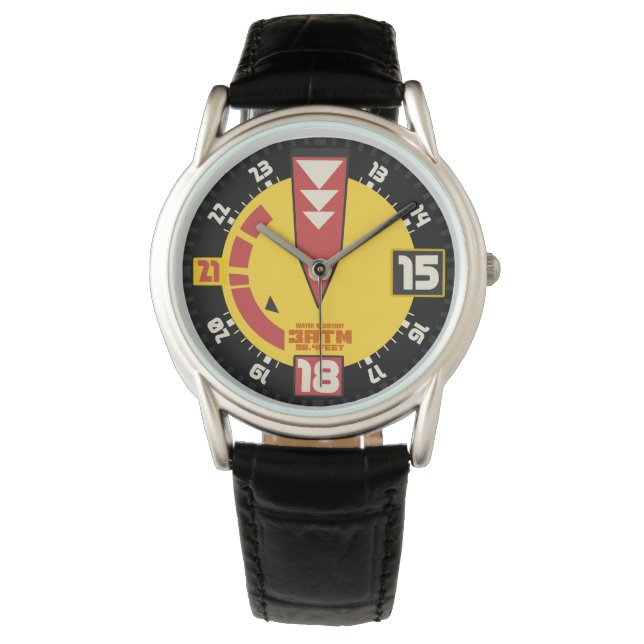 Vintage military tactical style retro watch (Front)