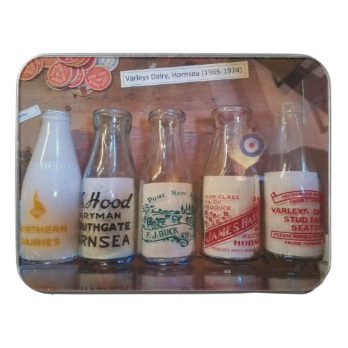 Vintage Milk  Bottles By Gone Times Jigsaw Puzzle