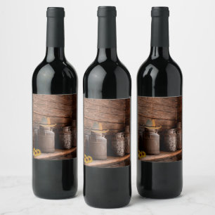 Vintage Milk Can Wine Label