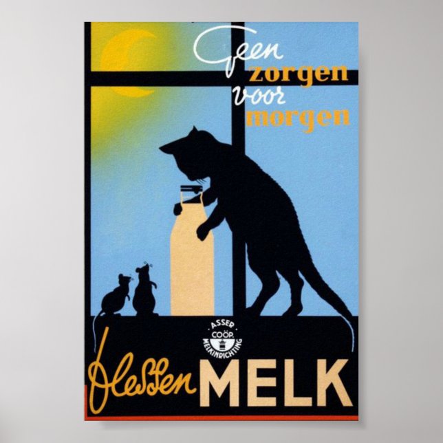 Vintage Milk Poster (Front)