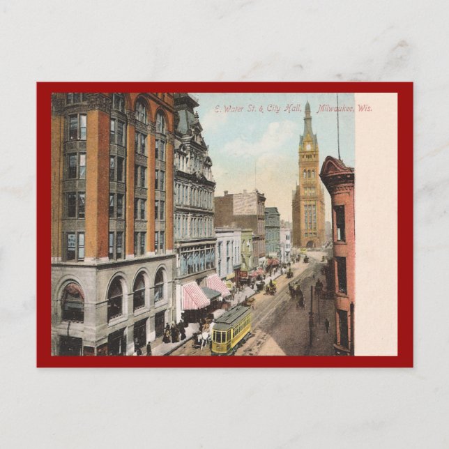 Vintage Milwaukee Wisconsin Postcard (Front)