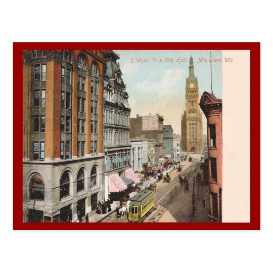 Vintage Milwaukee Wisconsin Postcard | Zazzle.com