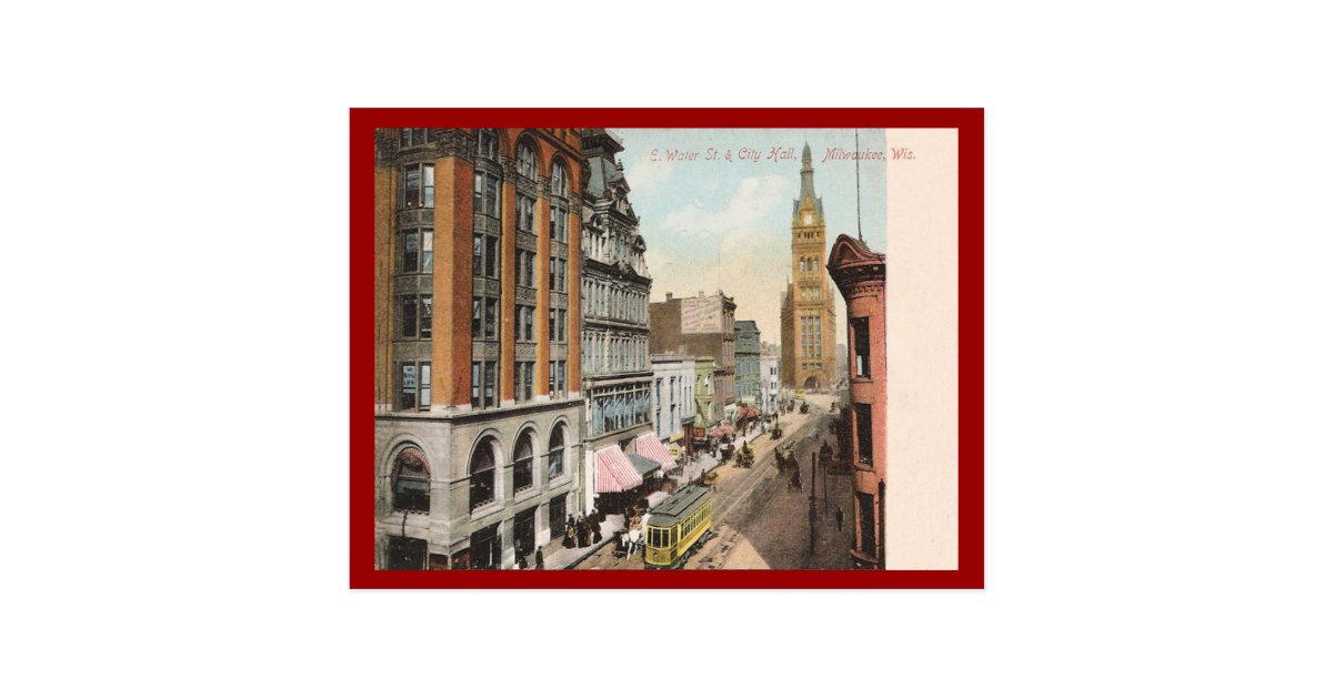 Vintage Milwaukee Wisconsin Postcard