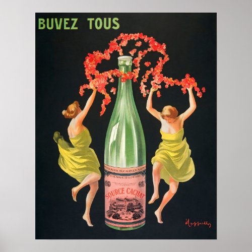Vintage Mineral Water Ad by Leonetto Cappiello Poster