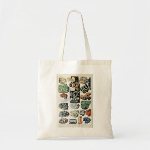 Vintage Minerals Rocks Geology Tote Bag