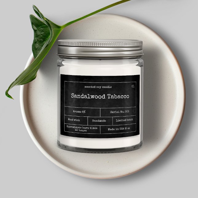 Vintage Minimalist Candle Label (Creator Uploaded)