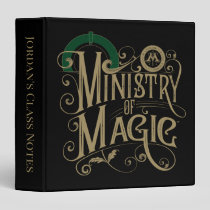 Vintage MINISTRY OF MAGIC™ Graphic 3 Ring Binder