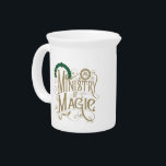 Vintage MINISTRY OF MAGIC™ Graphic Beverage Pitcher<br><div class="desc">Check out this Victorian style vintage style graphic for THE MINISTRY OF MAGIC™! Grab this design on a cozy t-shirt or fun tote bag. Shop this design on more custom Zazzle products for the perfect gift.</div>