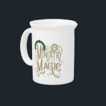 Vintage MINISTRY OF MAGIC™ Graphic Beverage Pitcher<br><div class="desc">Check out this Victorian style vintage style graphic for THE MINISTRY OF MAGIC™! Grab this design on a cozy t-shirt or fun tote bag. Shop this design on more custom Zazzle products for the perfect gift.</div>