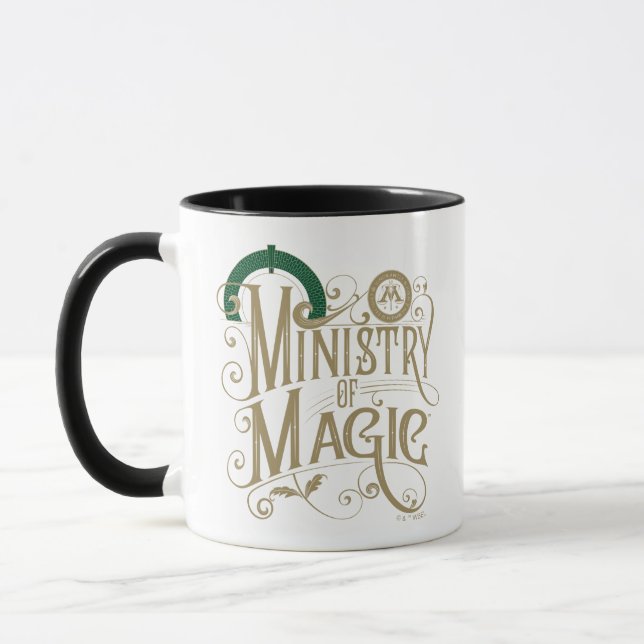 Vintage MINISTRY OF MAGIC™ Graphic Mug (Left)