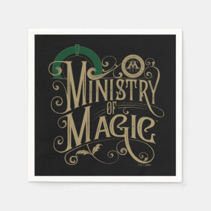 Vintage MINISTRY OF MAGIC™ Graphic Napkins