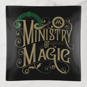 Vintage MINISTRY OF MAGIC™ Graphic Trinket Tray