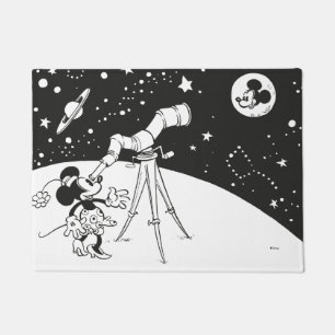 Vintage Minne & Mickey - Biggest of All Stars Doormat