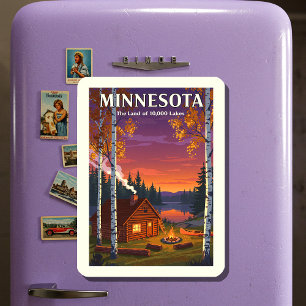  Vintage Minnesota Magnet