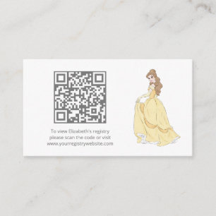 Vintage Minnie Mouse   Baby Shower Gift Registry Enclosure Card