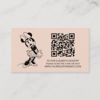 Vintage Minnie Mouse | Baby Shower Gift Registry