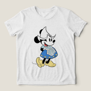 Vintage Minnie Mouse in Dutch Dress Tri-Blend Shirt