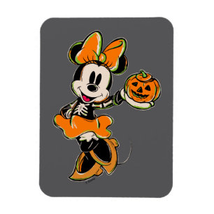 Vintage Minnie Mouse Skeleton Costume Magnet
