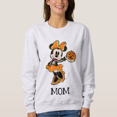 Vintage Minnie Mouse Skeleton Costume Sweatshirt