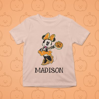 Vintage Minnie Mouse Skeleton Costume Toddler T-shirt