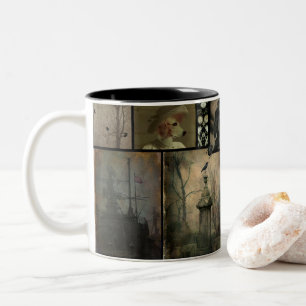 Vintage Mirage Two-Tone Coffee Mug