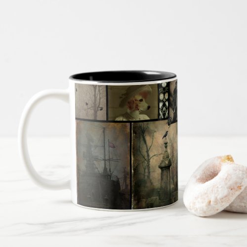 Vintage Mirage Two_Tone Coffee Mug