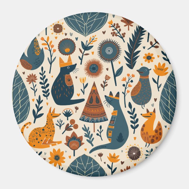  vintage mirro magnet (Front)
