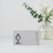 Vintage Mirror Business Card (Standing Front)