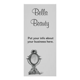 Vintage Mirror Rack Card