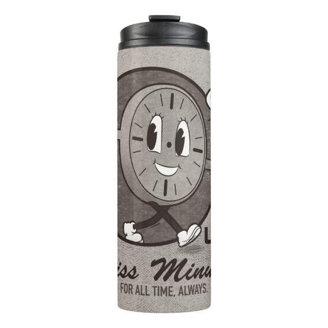 Vintage Miss Minutes Graphic Thermal Tumbler (Front)