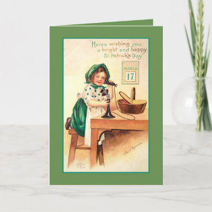 Vintage Miss On Phone Card
