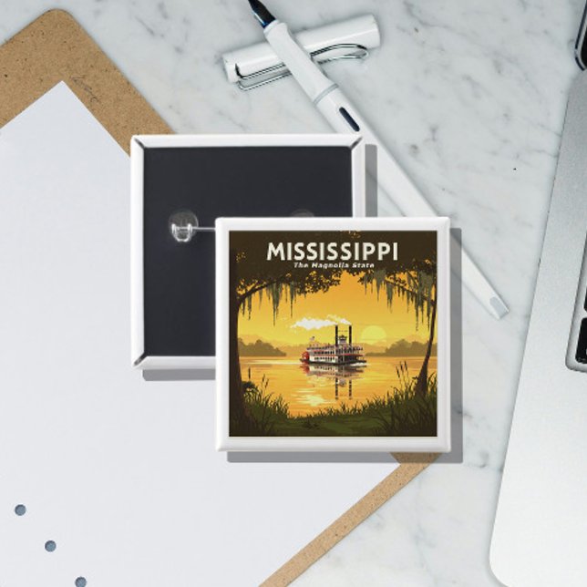  Vintage Mississippi Button (Creator Uploaded)