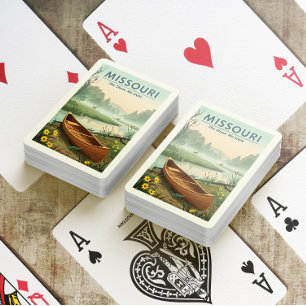 Vintage Missouri Poker Cards