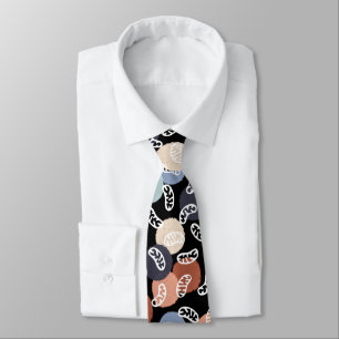 Vintage Mitochondria on White Neck Tie