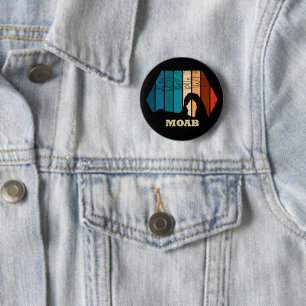 Vintage Moab - Utah - Arches National Park Button