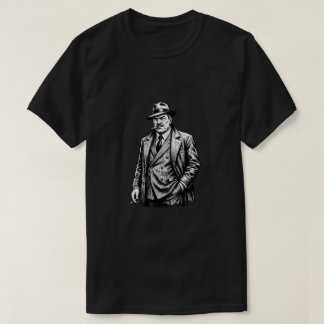 Vintage Mobster Boss Fedora Cigar Noir Graphic T-Shirt