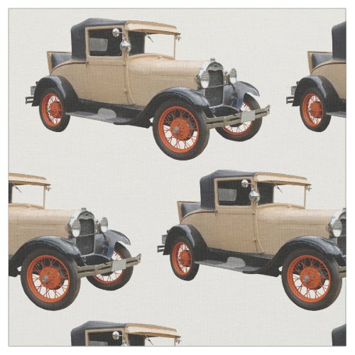 Vintage Model A Classic Car Fabric