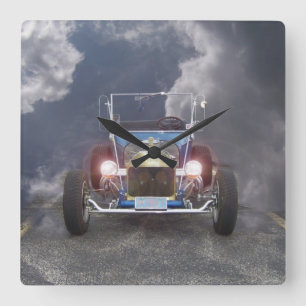 Vintage Model T Automobile Wall Clock