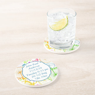 Vintage Modern Bicycle Colorful Coasters