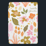 Vintage Modern Botanical Spring Floral Custom  iPa iPad Pro Cover<br><div class="desc">Personalized Vintage Modern Botanical Spring Floral Custom iPad Cover</div>